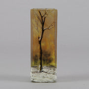 Winter Cabinet Vase by Daum Freres