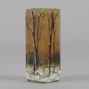 Winter Cabinet Vase by Daum Freres
