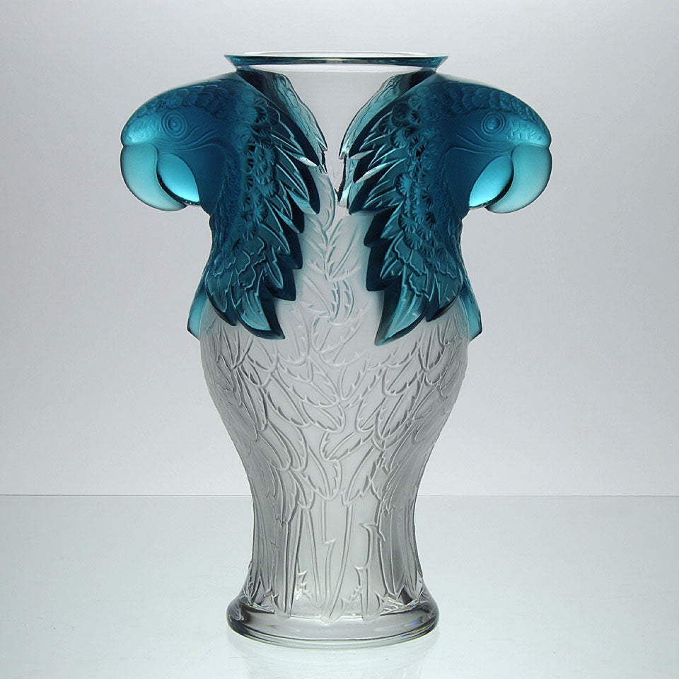 Macaw Vase by Rene Lalique