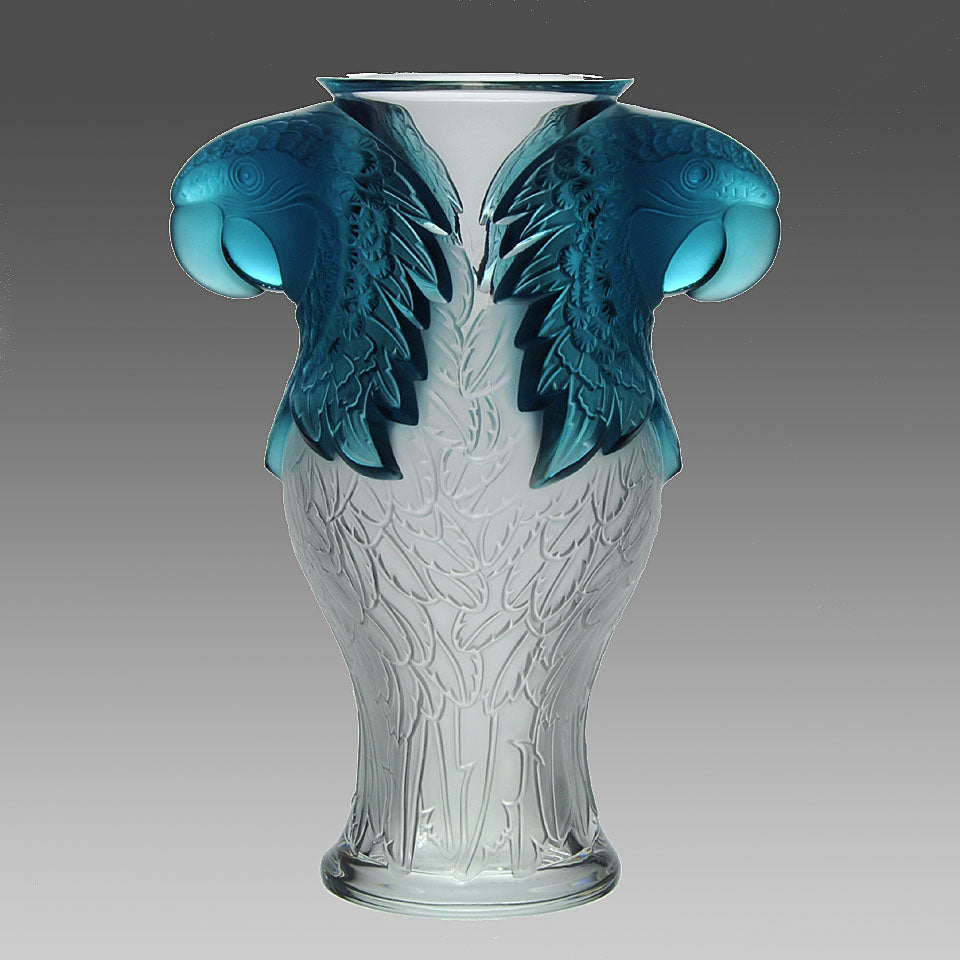 Macaw Vase by Rene Lalique