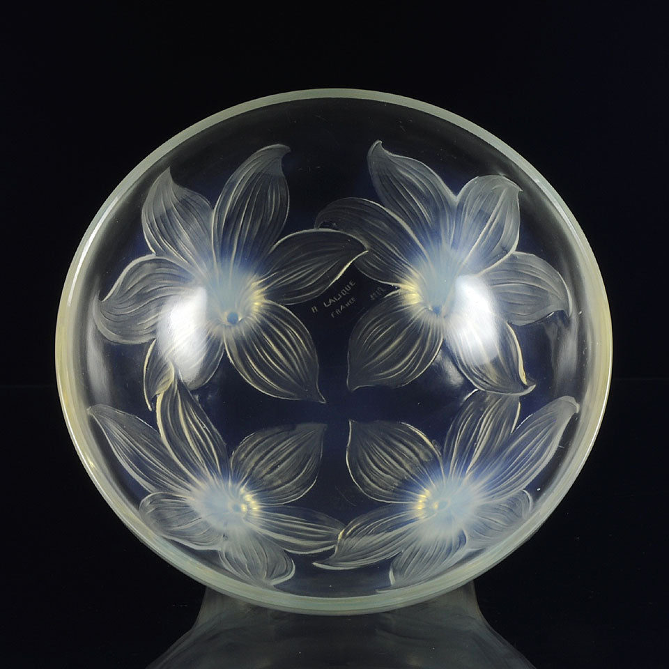 René Lalique Lys Bowl - Rene Lalique Glass - Hickmet Fine Arts