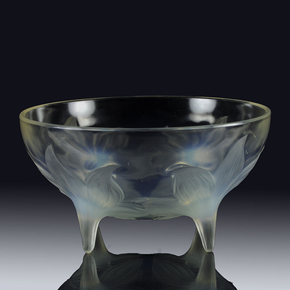 René Lalique Lys Bowl - Rene Lalique Glass - Hickmet Fine Arts