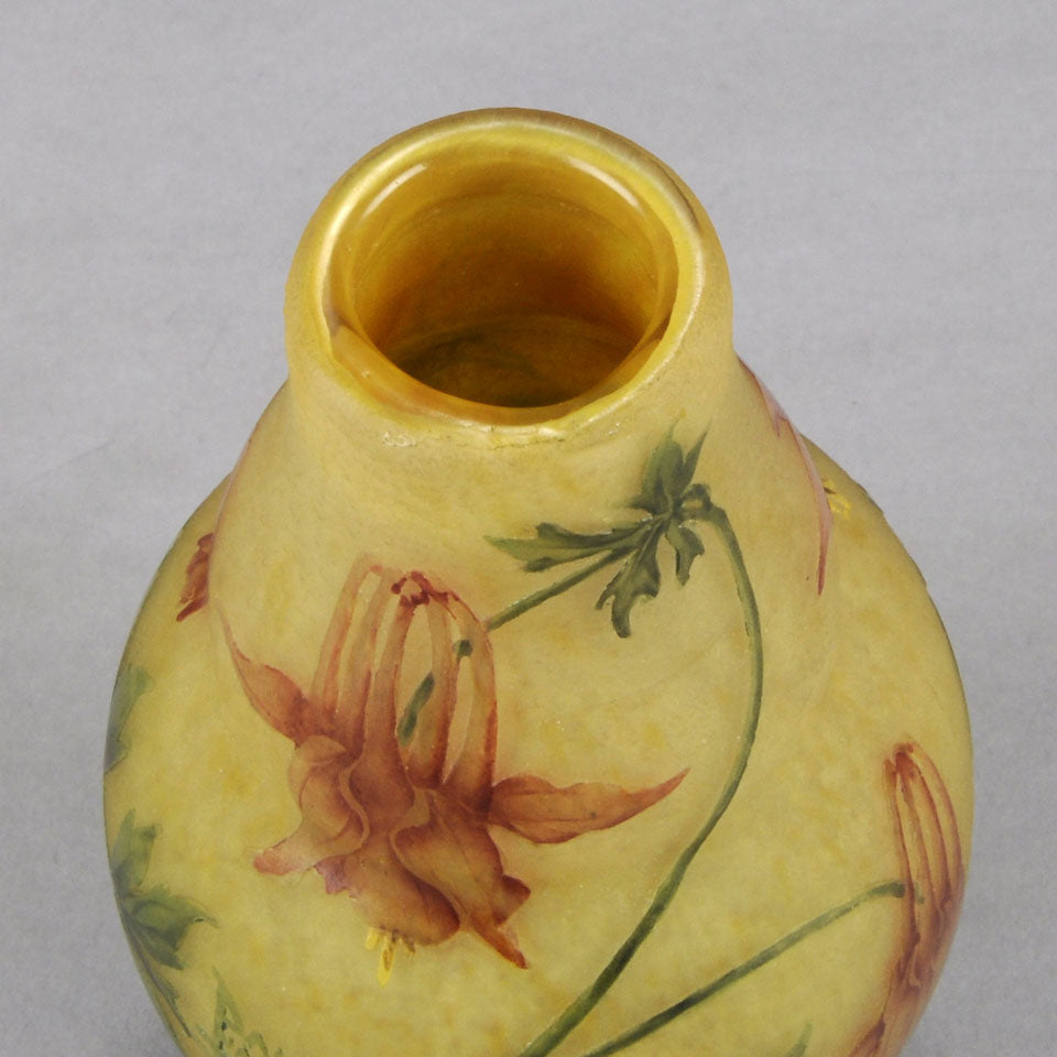 Columbine Vase by Daum Freres