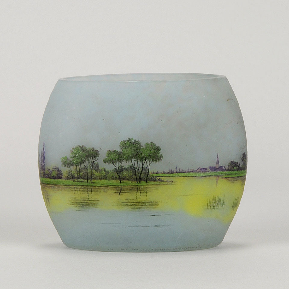 Lac Paysage by Daum Freres