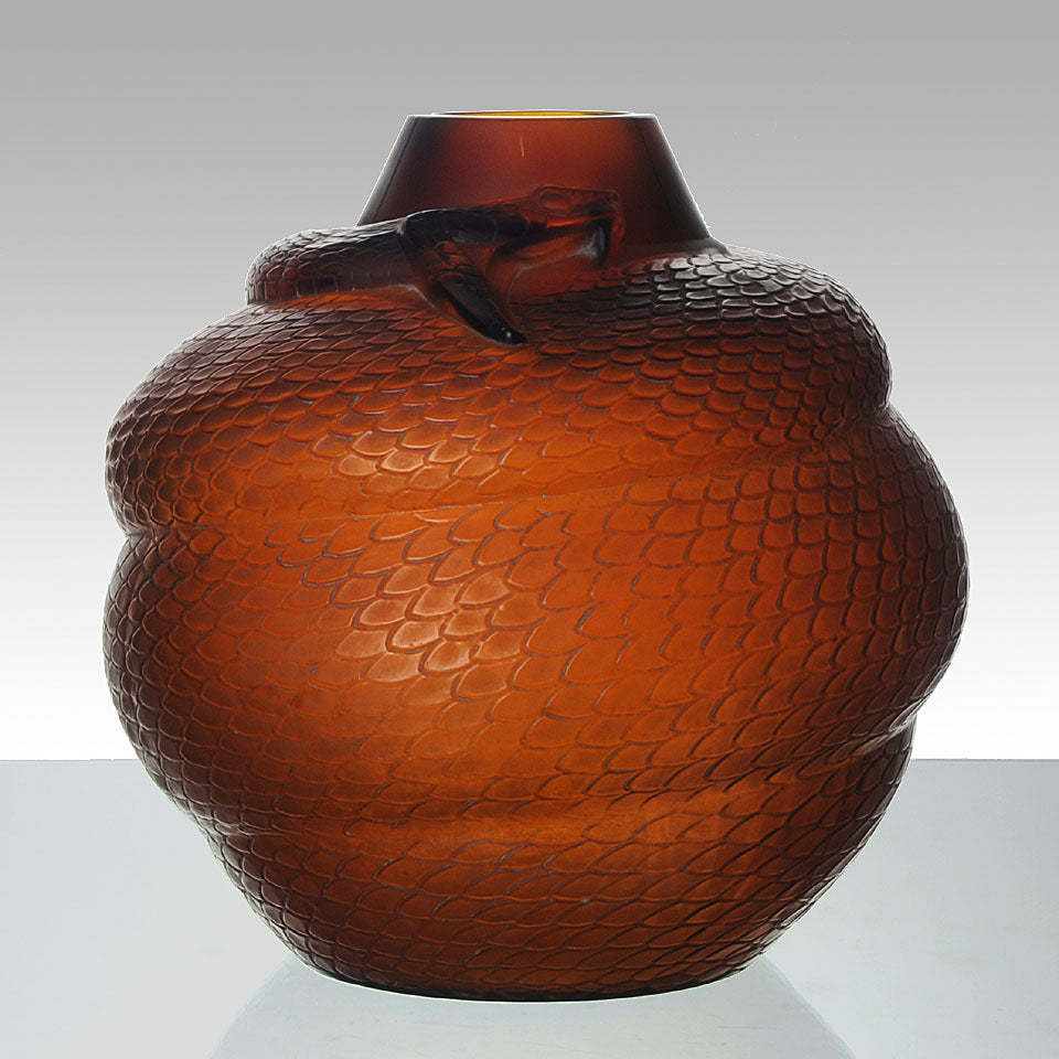 Serpent Vase by Rene Lalique