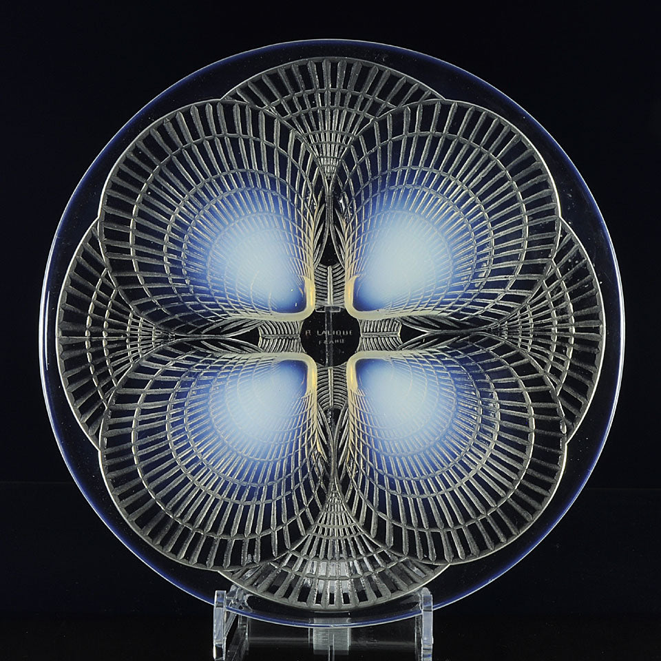 Lalique Plate - Coquilles Nº 1 - Art Deco Glass - Lalique for sale - Lalique Glass for sale - Rene Lalique Glass - Hickmet Fine Arts
