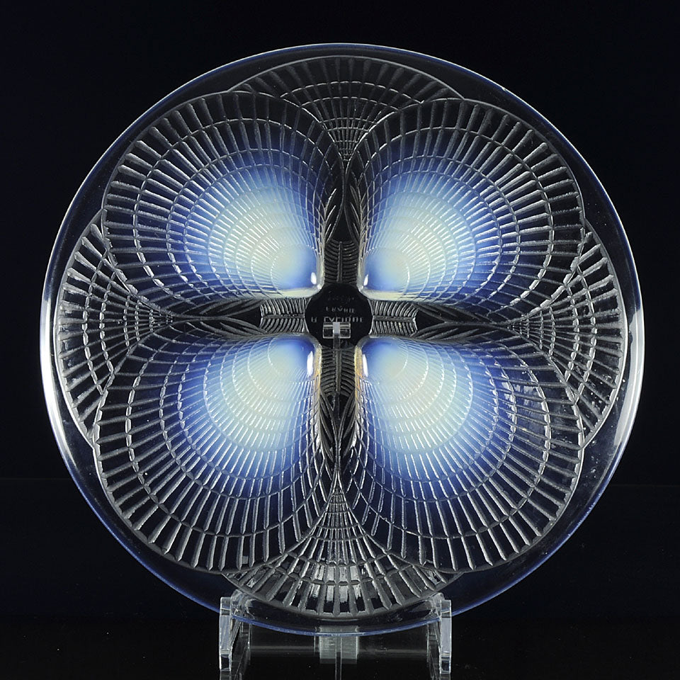 Lalique Glass Plate - Coquilles Nº 1 - Art Deco Glass - Hickmet