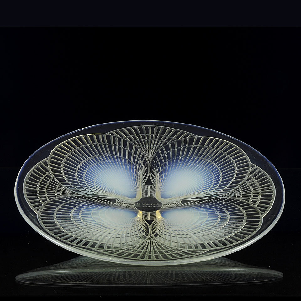 Lalique Plate - Coquilles Nº 1 - Art Deco Glass - Lalique for sale - Lalique Glass for sale - Rene Lalique Glass - Hickmet Fine Arts