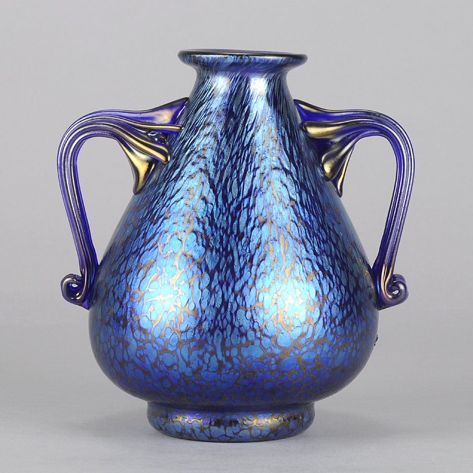 Twin Handled Vase by Johann Loetz