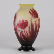 Emile Gallé - Art Nouveau Glass - Tulip Vase - Hickmet Fine Arts