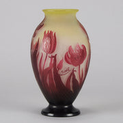 Emile Gallé - Art Nouveau Glass - Tulip Vase - Hickmet Fine Arts
