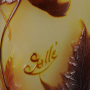 Emile Gallé, Red Leaf Vase