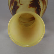 Emile Gallé, Red Leaf Vase