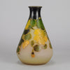 Yellow Flower Vase by Gallé