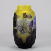 Emile Gallé, Blue Flower Vase