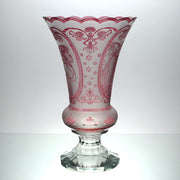 Czech Glass Mucha Vase