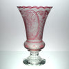 Czech Glass Mucha Vase