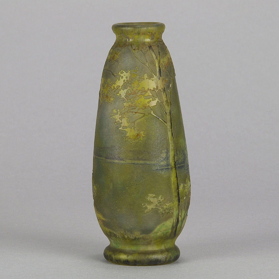 Summer Landscape Vase by Daum Freres