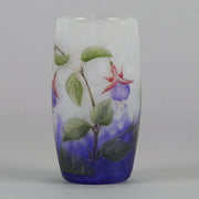 Fuschia Cameo Vase by Daum Freres