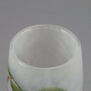 Fuschia Cameo Vase by Daum Freres