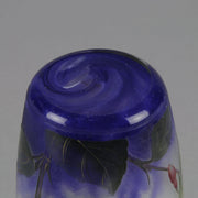 Fuschia Cameo Vase by Daum Freres